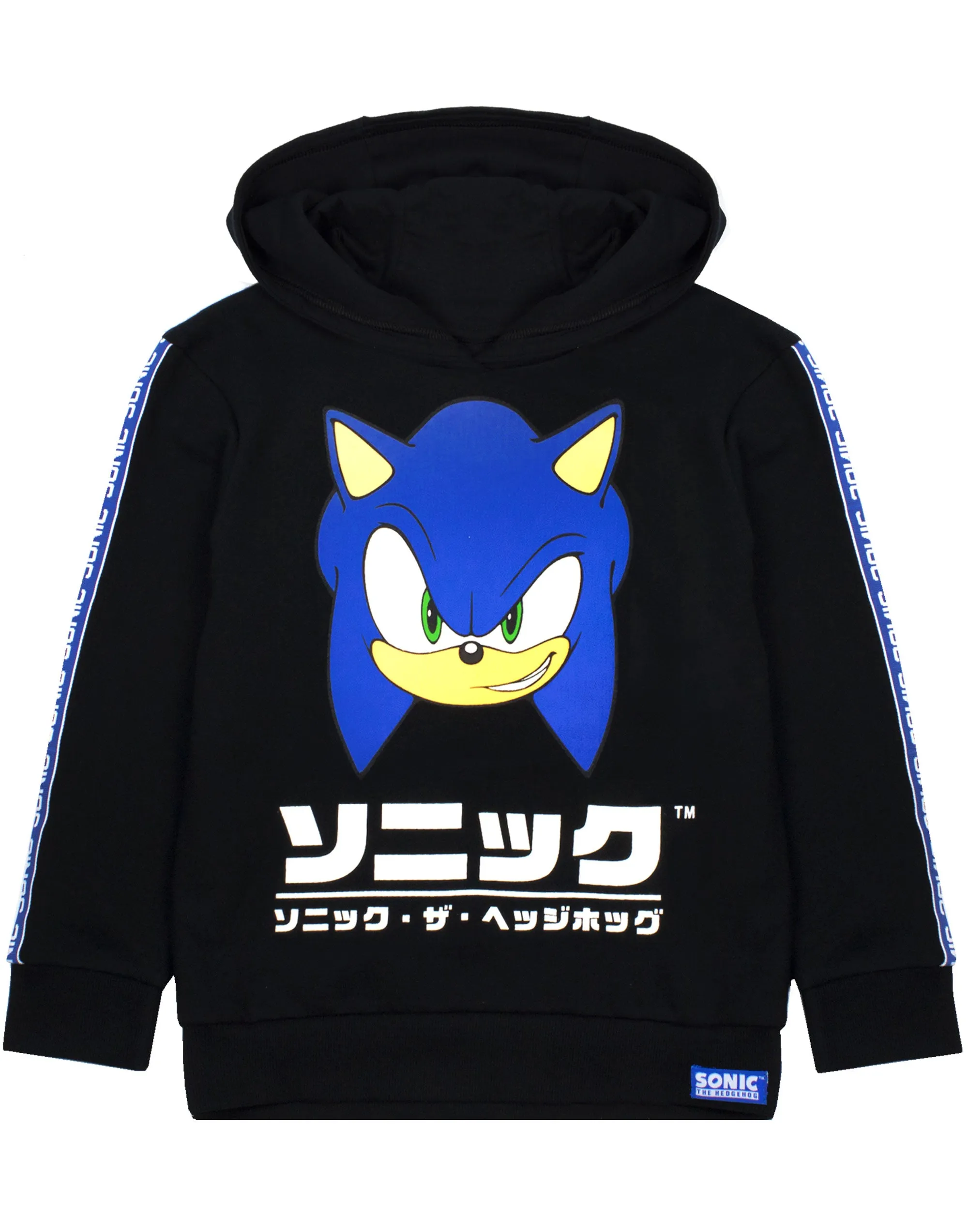 Sonic the Hedgehog Sonic Japanese Gamer Boys Black Hoodie