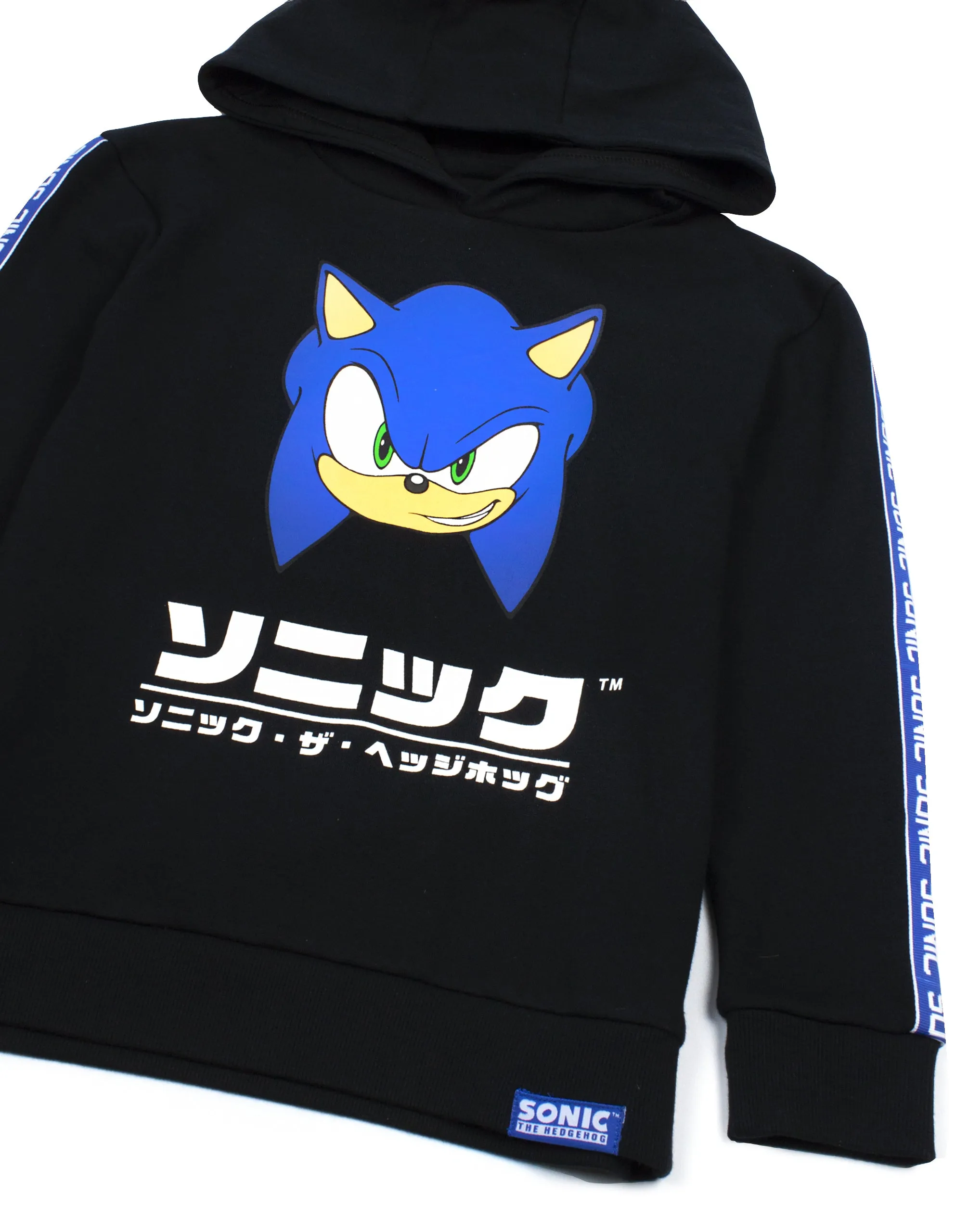 Sonic the Hedgehog Sonic Japanese Gamer Boys Black Hoodie