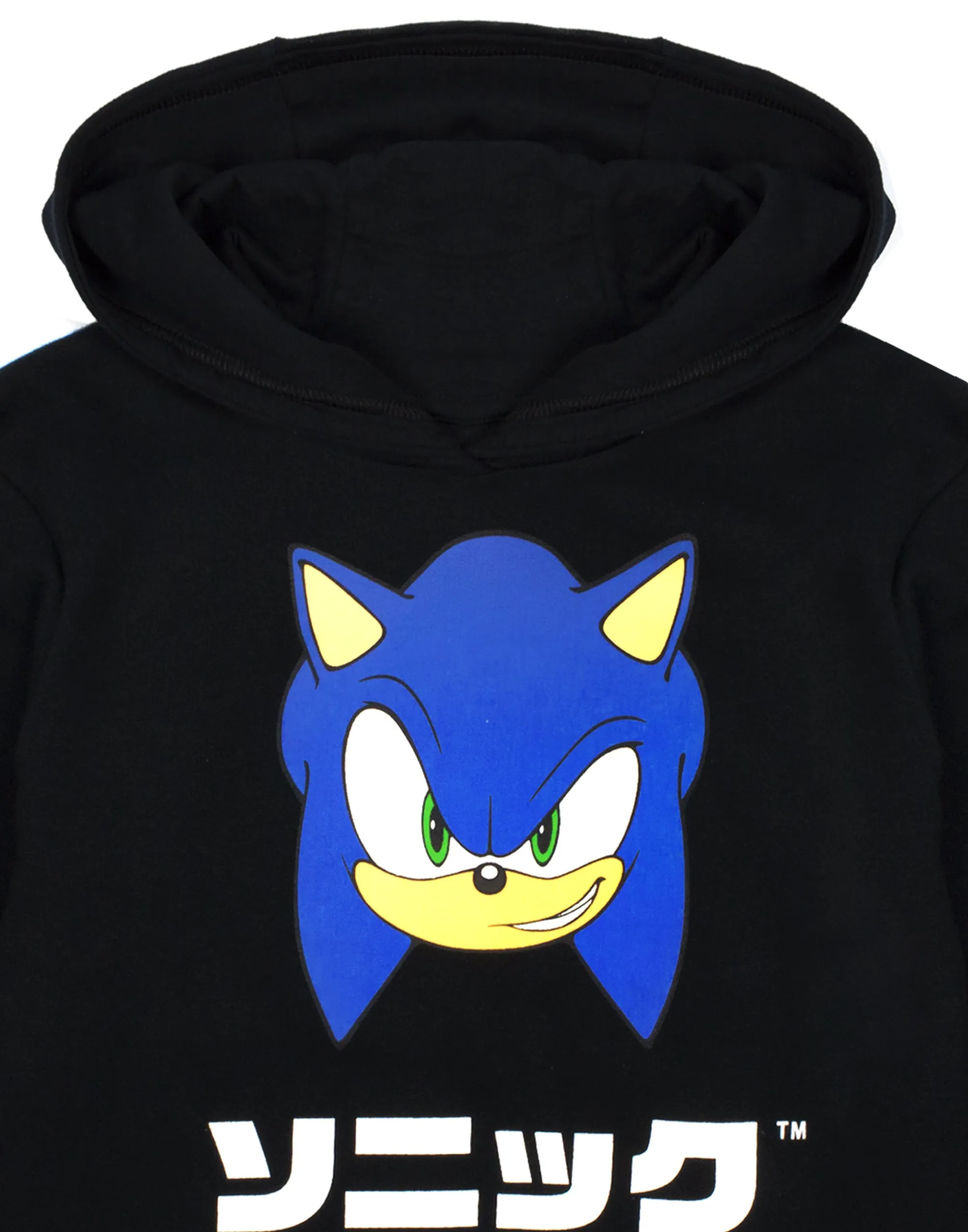 Sonic the Hedgehog Sonic Japanese Gamer Boys Black Hoodie