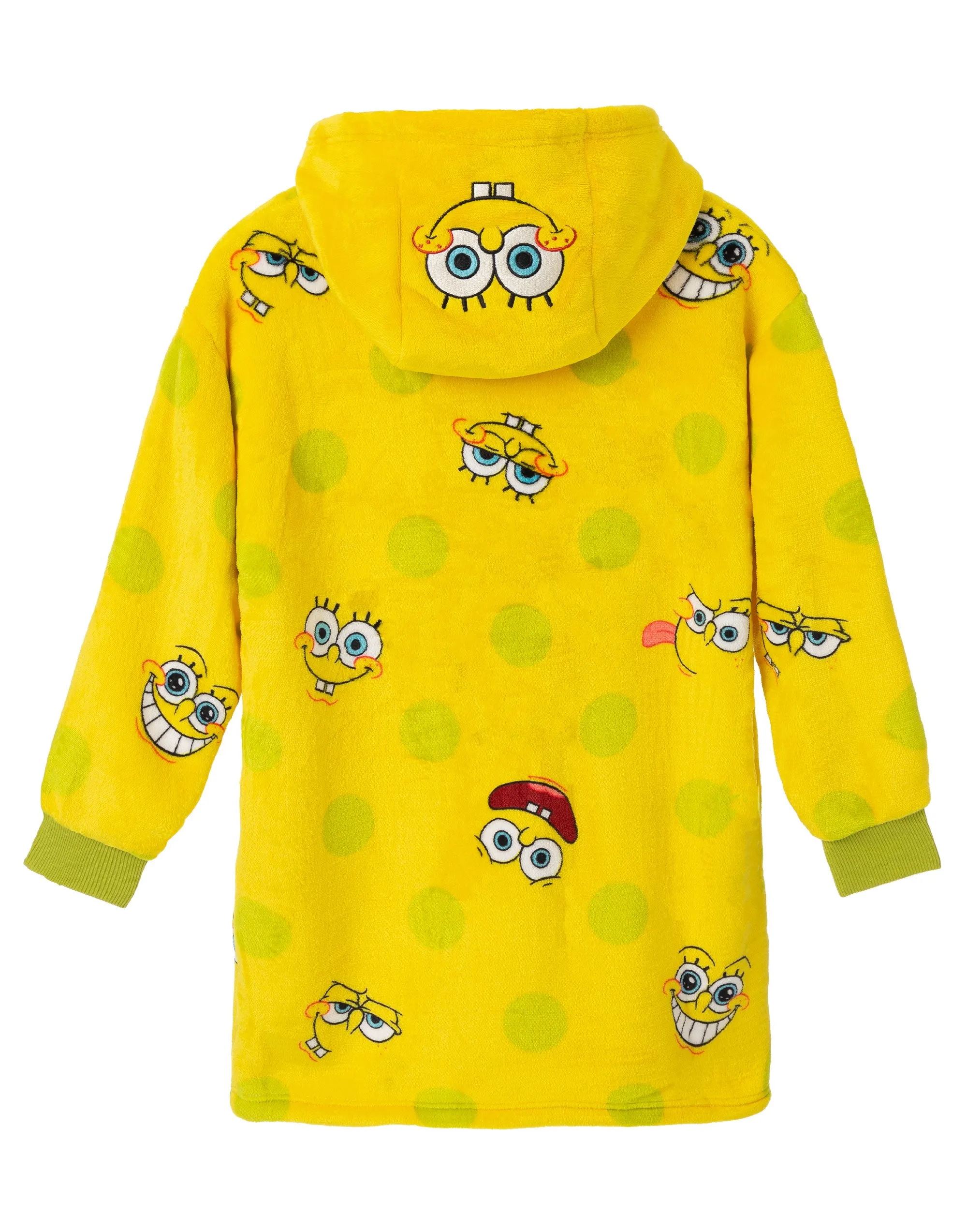 SpongeBob SquarePants Kids Yellow Blanket Hoodie