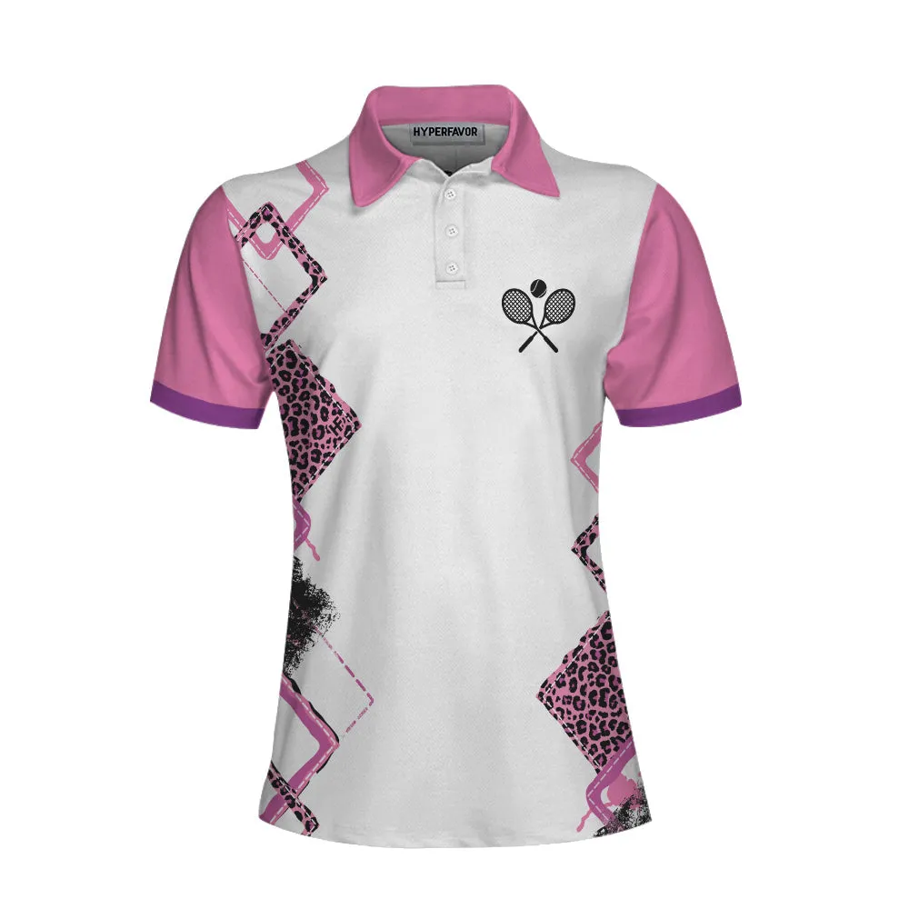 Tennis With No Chance Of House Cleaning Or Cooking Short Sleeve Women Polo Shirt, Tennis Shirt For Ladies Coolspod