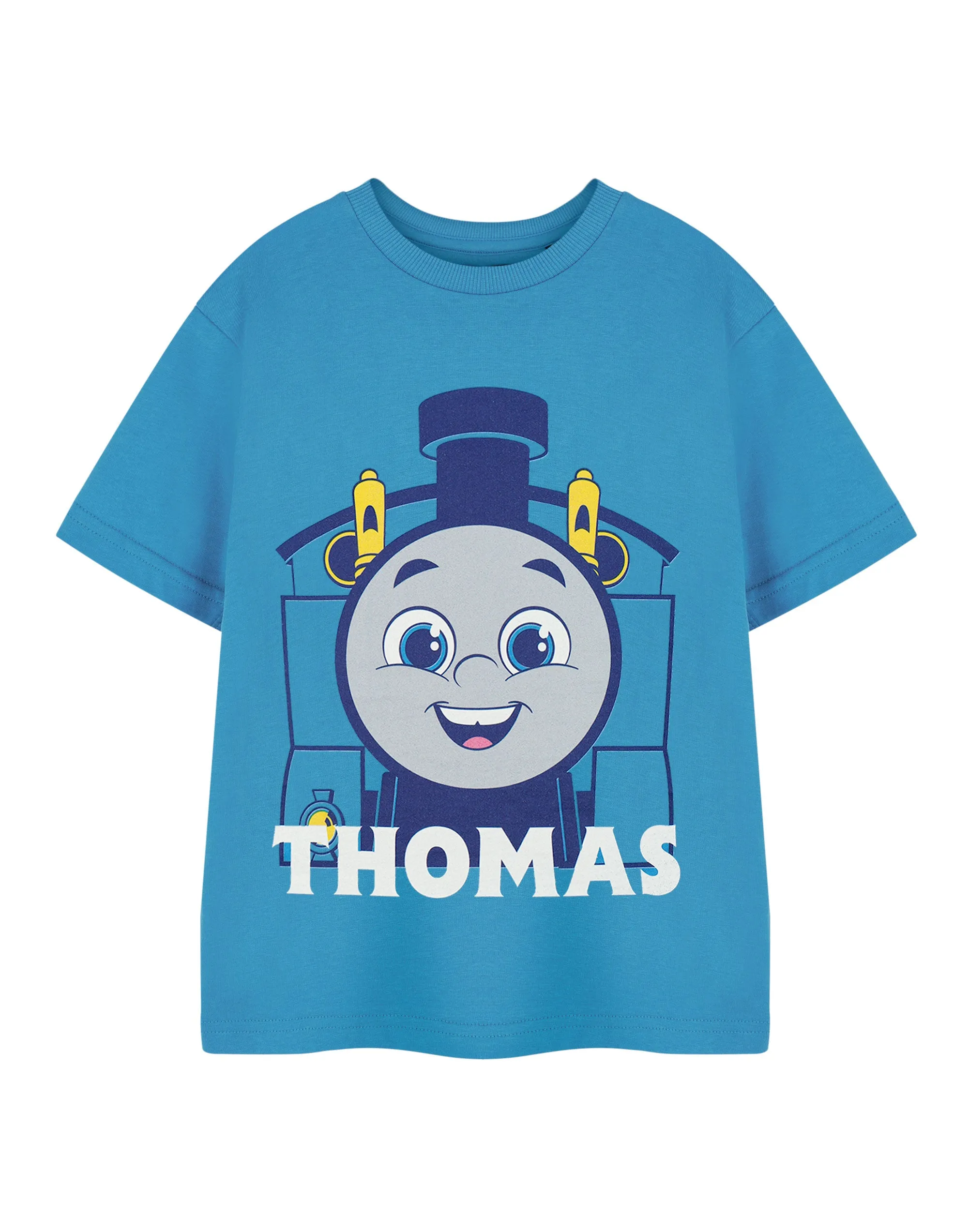 Thomas and Friends Character Boys Blue Short Sleeved T-Shirt