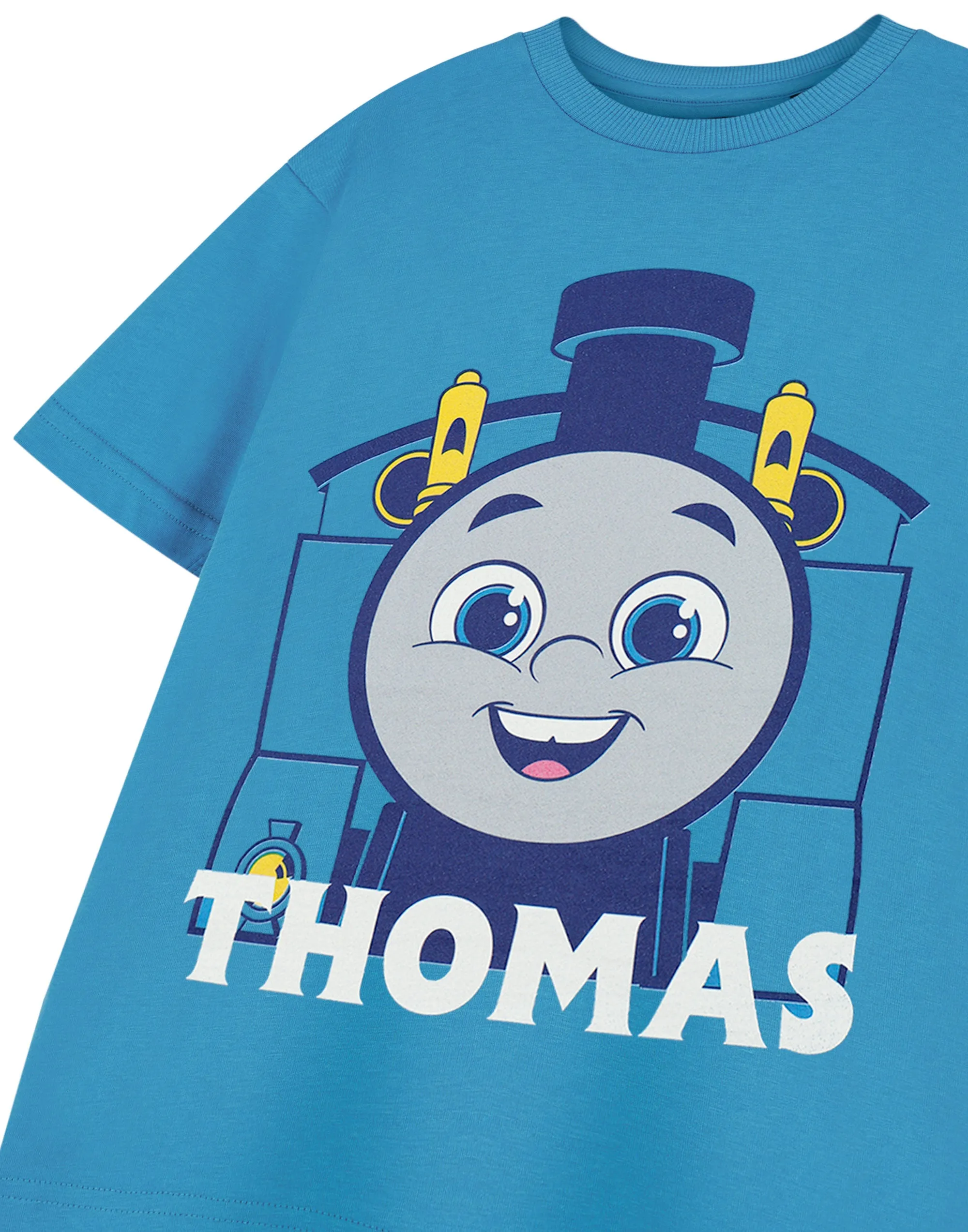 Thomas and Friends Character Boys Blue Short Sleeved T-Shirt