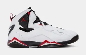 True Flight Mens Basketball Shoes (White/Varsity Red/Black)