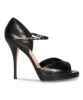 Valentino Love Latch Peep Toe Mary Jane Pumps