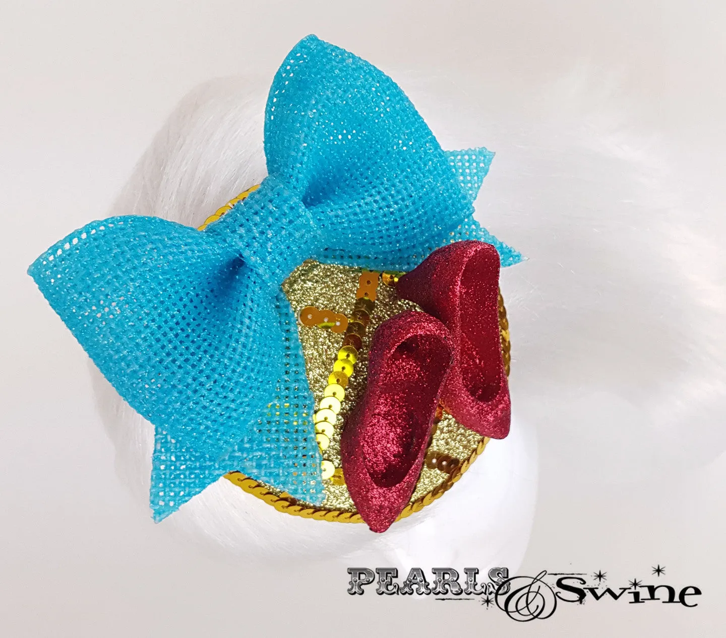 Wizard of Oz Fascinator "Follow the Yellow Brick Road"