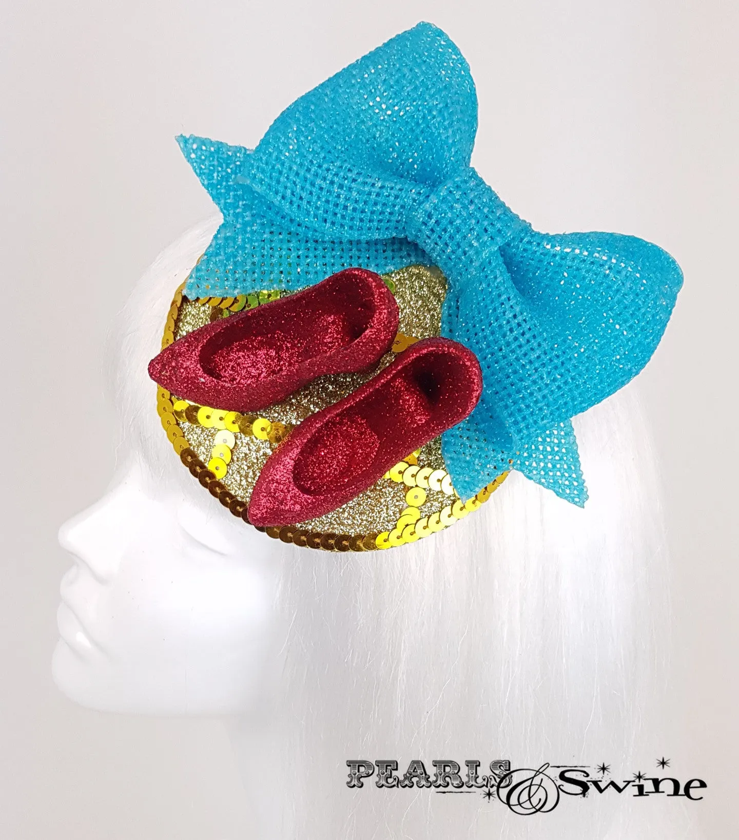 Wizard of Oz Fascinator "Follow the Yellow Brick Road"