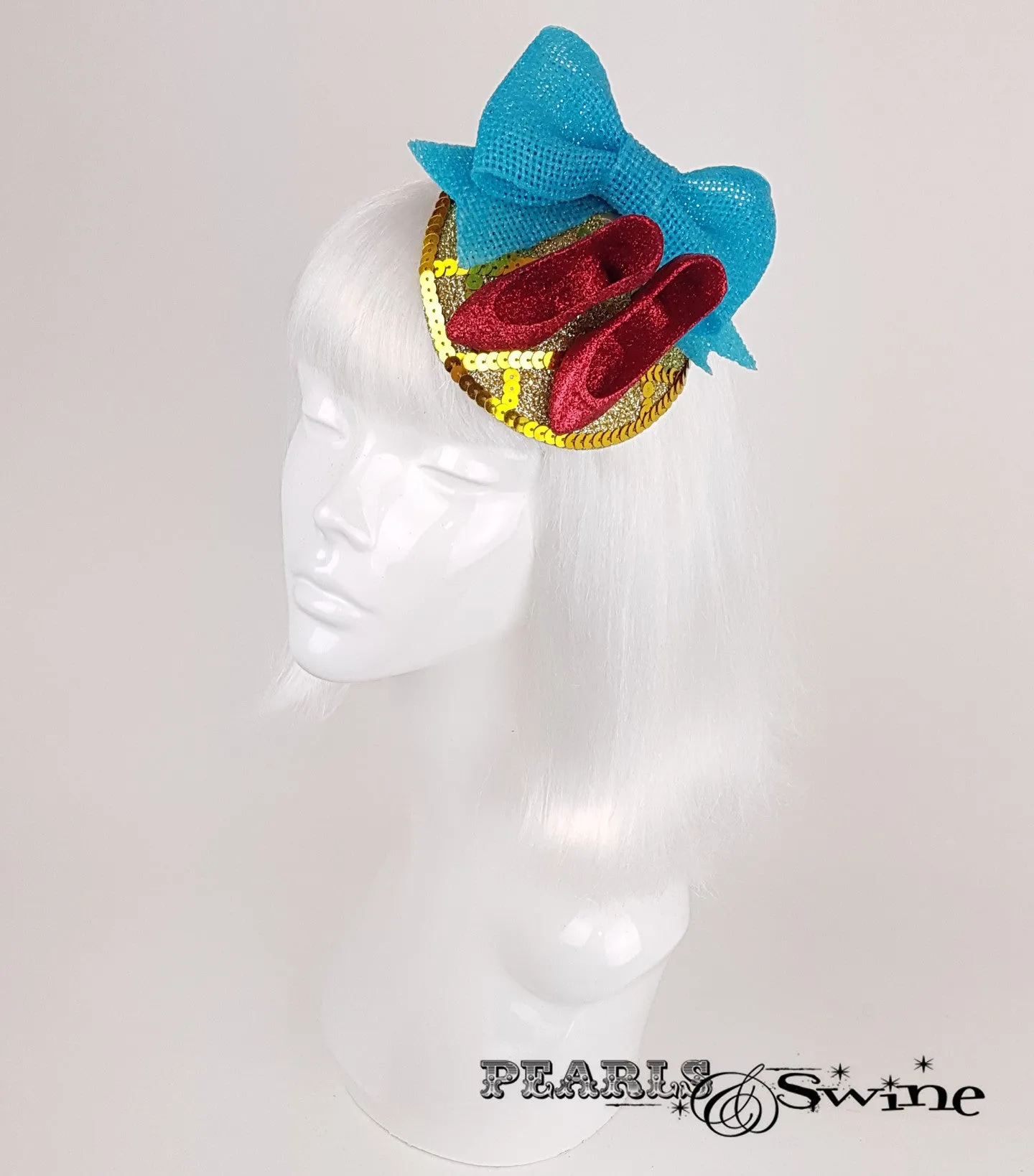 Wizard of Oz Fascinator "Follow the Yellow Brick Road"