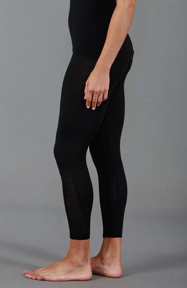 Womens Midweight Merino Activewear Thermal Leggings