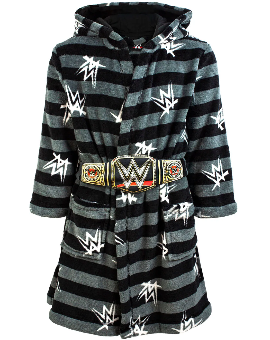 WWE Dressing Gown for Boys Bathrobe Wrestling Championship Title Belt