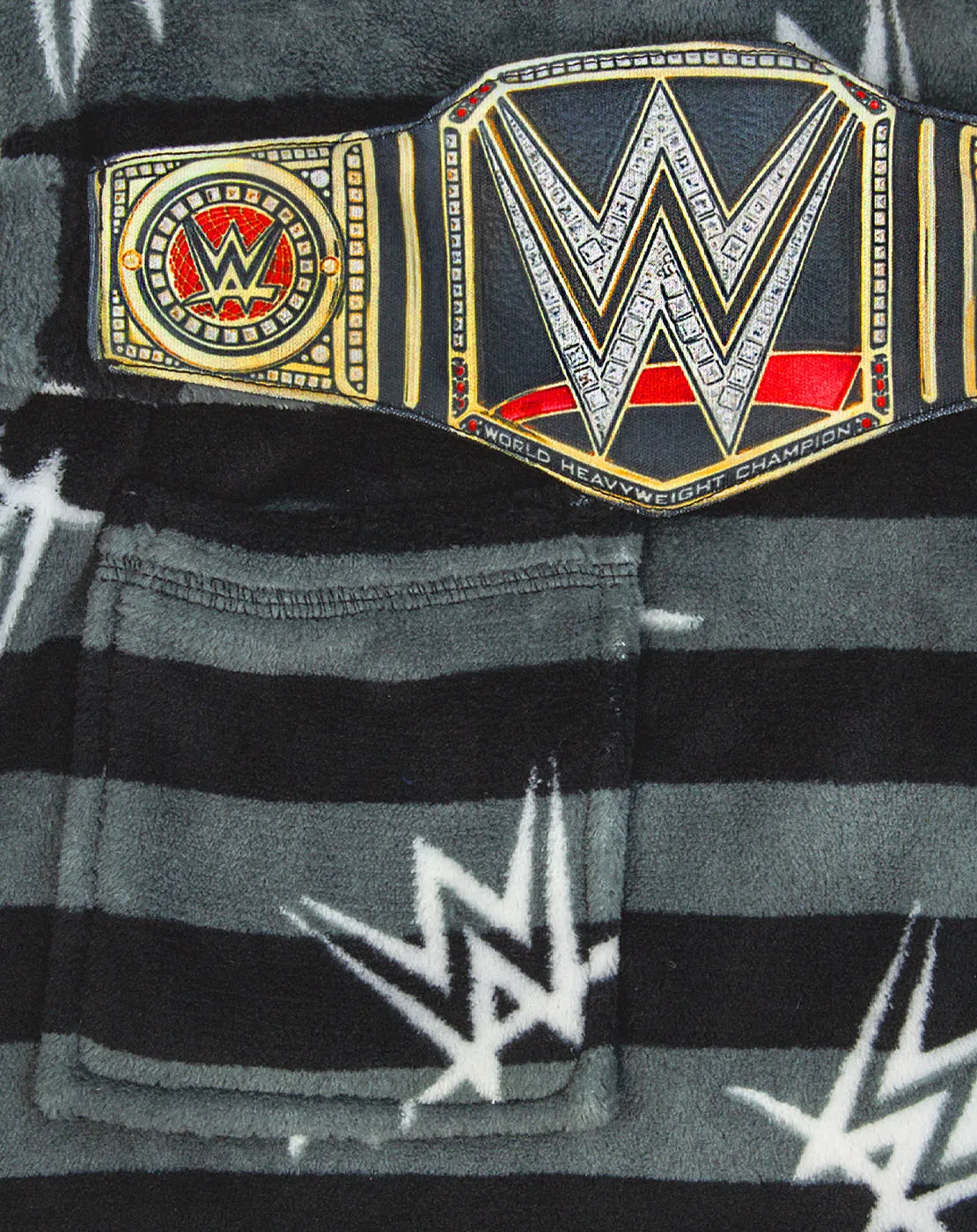 WWE Dressing Gown for Boys Bathrobe Wrestling Championship Title Belt