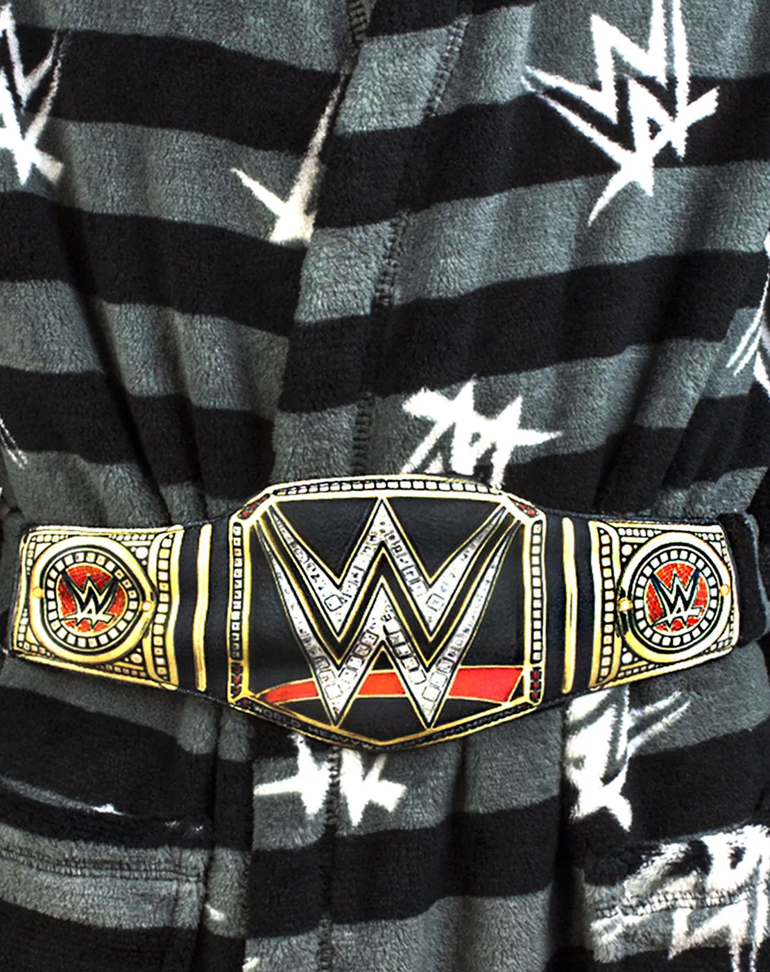 WWE Dressing Gown for Boys Bathrobe Wrestling Championship Title Belt